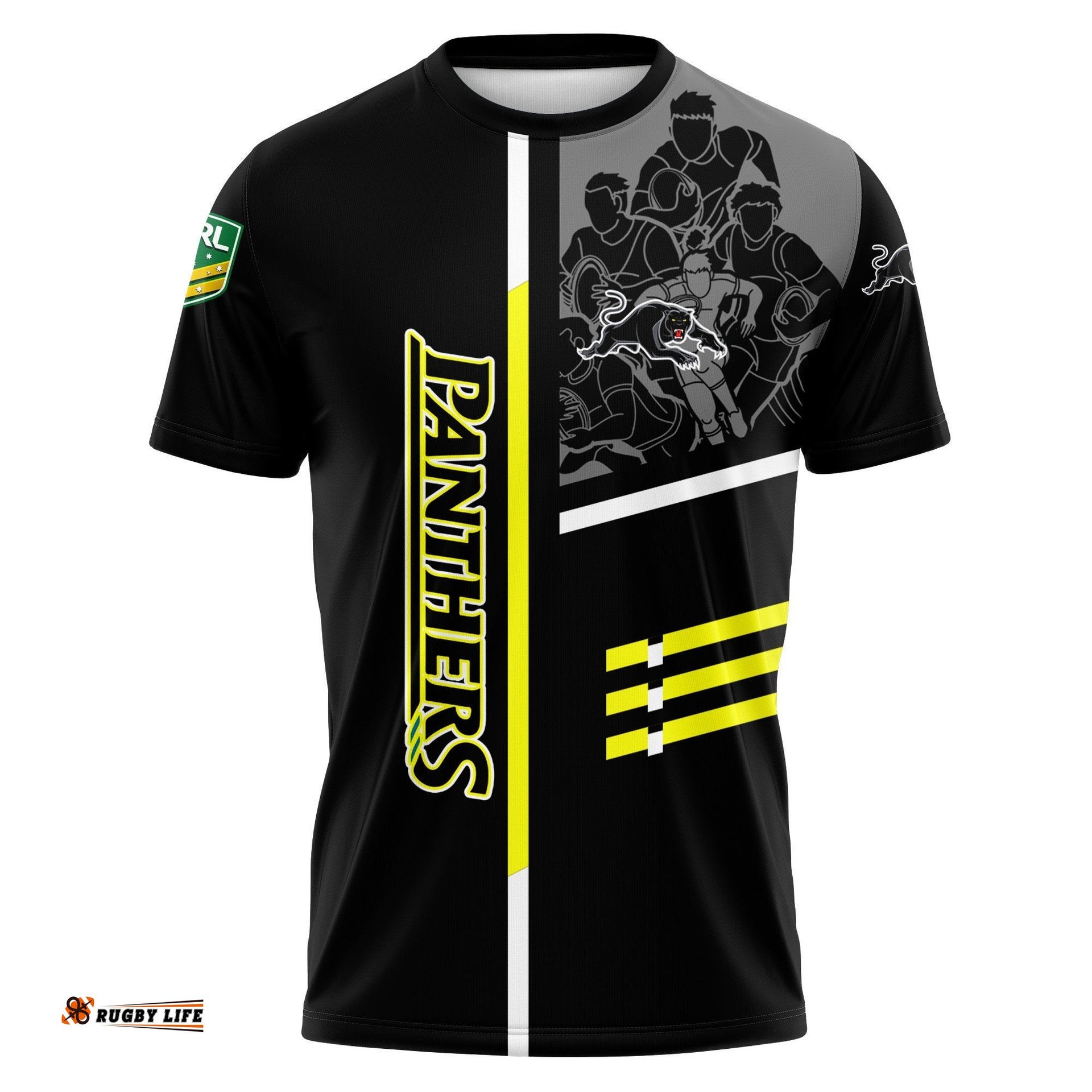 penrith panthers t shirt personalized rugby for fan nrl 0