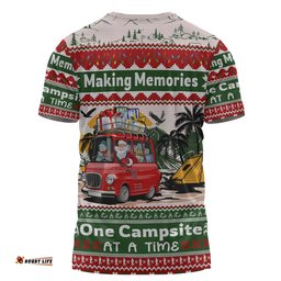 Amazing Aussie Australia Camping Christmas T-shirt - Making Memories One Campsite At A Time T-shirt