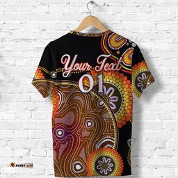 custom personalised aboriginal t shirt sun rise indigenous vibes