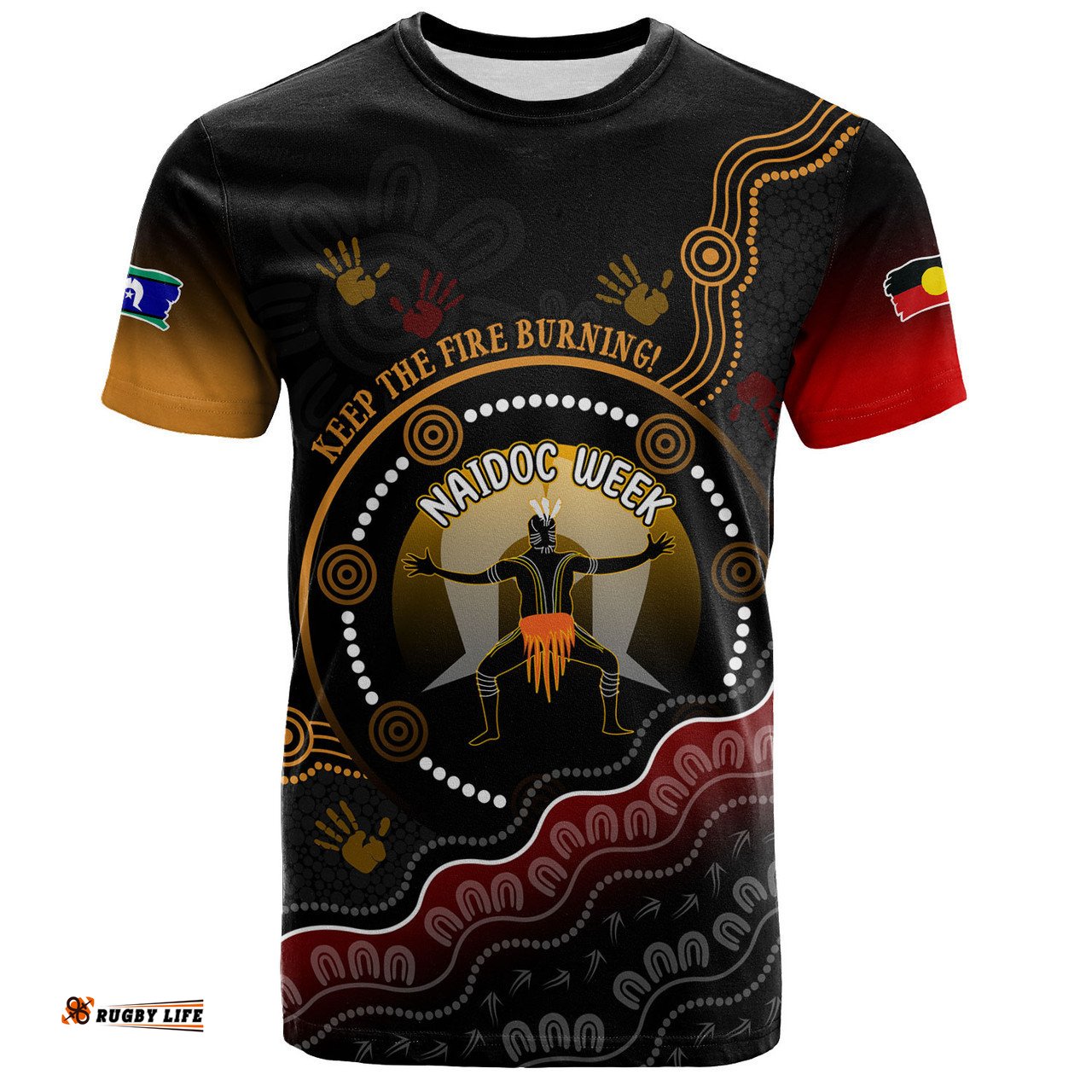 Amazing Aussie Australia T-Shirt Naidoc Week Aboriginal Inspired And Torres Strait Islander Culture