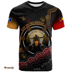 Amazing Aussie Australia T-Shirt Naidoc Week Aboriginal Inspired And Torres Strait Islander Culture