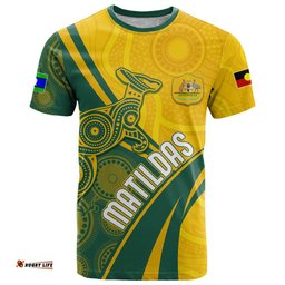 personalised australia soccer matildas indigenous t shirt world cup 2023