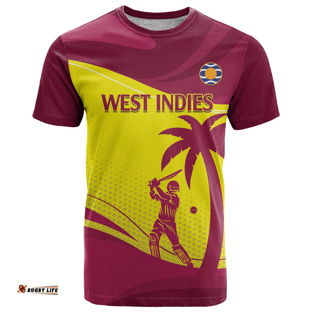 custom west indies cricket t shirt 2024 world cup go windies