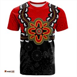 Amazing Aussie Australia T-Shirt Aboriginal Inspired Symbol Pattern