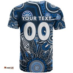 personalised blues naidoc week 2024 t shirt aussie aboriginal art dt02
