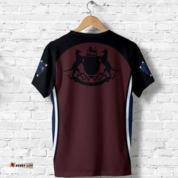 t shirt australian coat of arms t shirt tas devil symbol