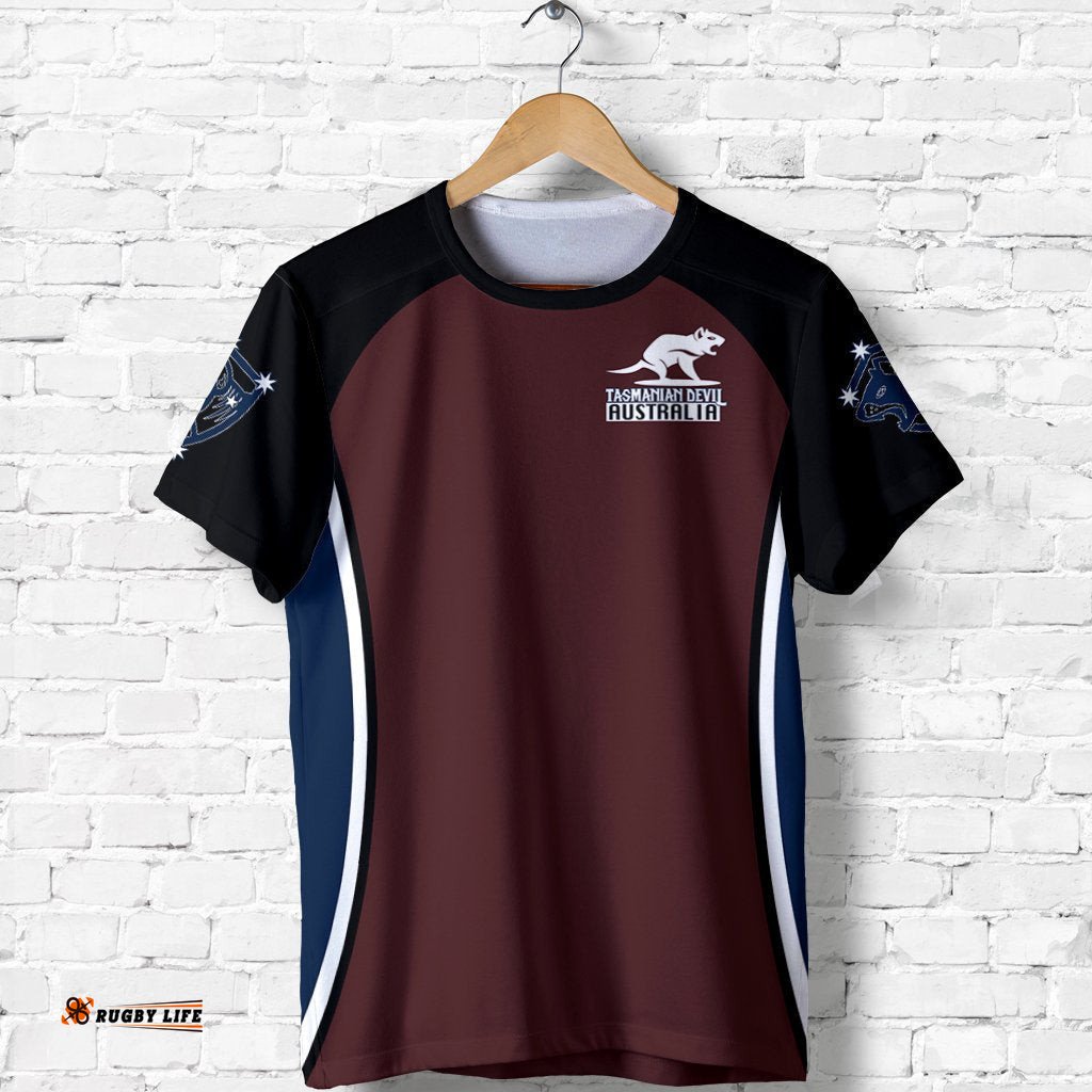 t shirt australian coat of arms t shirt tas devil symbol