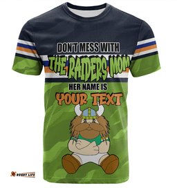 Amazing Aussie Canberra Raiders Mother's Day T-Shirt - Screaming Mom and Crazy Fan