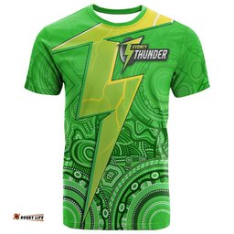 custom personalised sydney thunder indigenous aboriginal arts t shirt