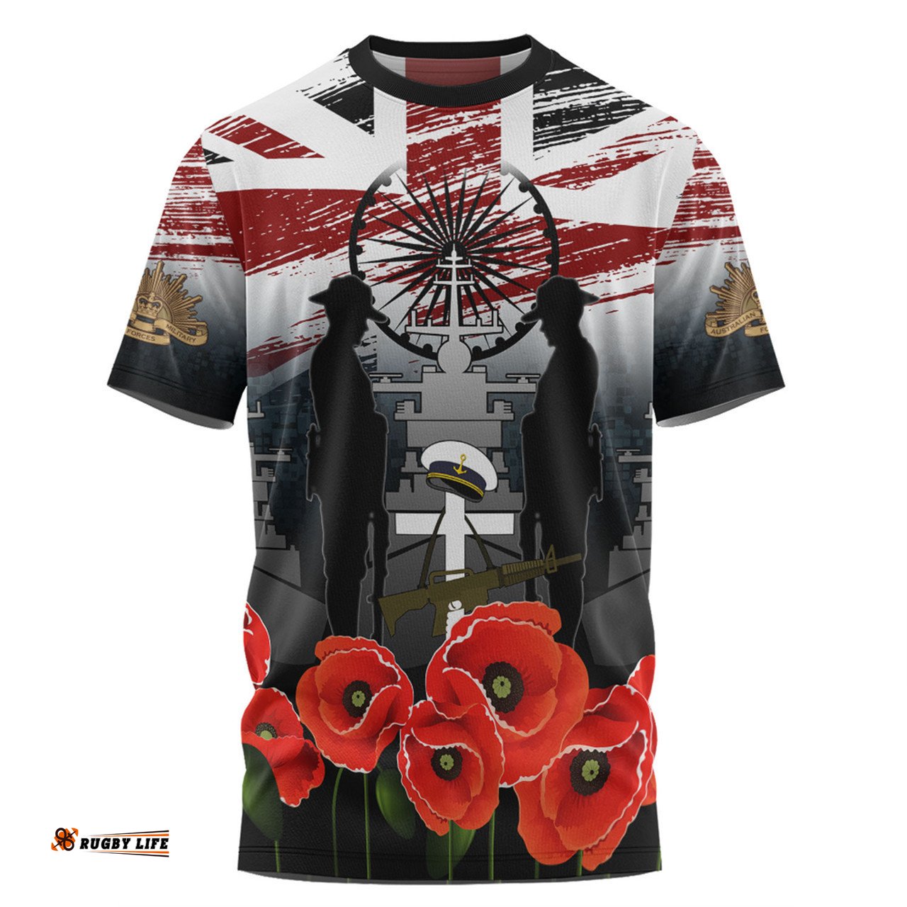 Amazing Aussie Australia Navy Force Anzac Day Custom T-shirt - We Thank You For Our Freedom T-shirt