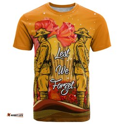 custom personalised aboriginal anzac day t shirt soldier poppy vibe