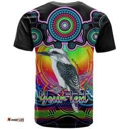 personalised australia sagittarius kookaburra zodiac t shirt auz astrology aboriginal rainbow