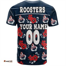 Amazing Aussie Sydney Roosters T-Shirt - With Maori Pattern