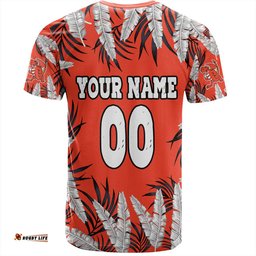 Amazing Aussie St. George Illawarra Dragons Custom T-Shirt - Tropical Patterns St. George Illawarra Dragons T-Shirt