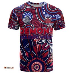 personalised demons naidoc week 2024 t shirt aussie aboriginal art dt02