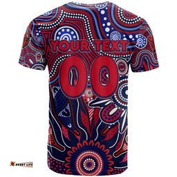 personalised demons naidoc week 2024 t shirt aussie aboriginal art dt02