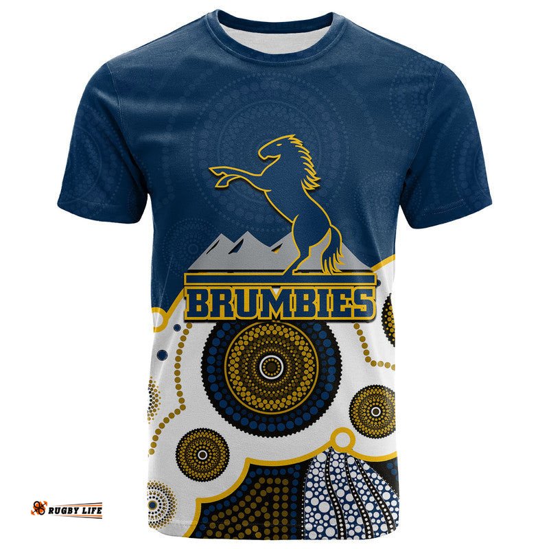 custom personalised and number super rugby brumbies t shirt