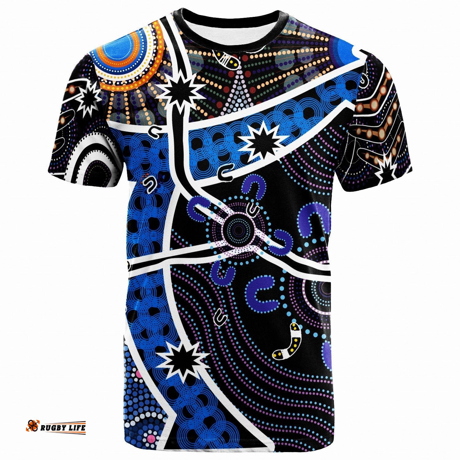 t shirt aboriginal river star