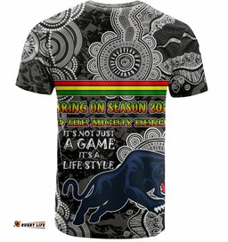 Amazing Aussie Penrith Panthers Custom T-shirt - Penrith Panthers For Life T-shirt