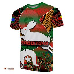 custom personalised naidoc rabbitohs t shirt torres strait islander