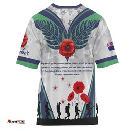 Amazing Aussie New Zealand Anzac Custom T-shirt - We Will Remember Them T-shirt