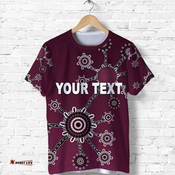 custom personalised warringah t shirt sea eagles simple indigenous