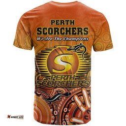 perth scorchers champions t shirt lizard indigenous aboriginal