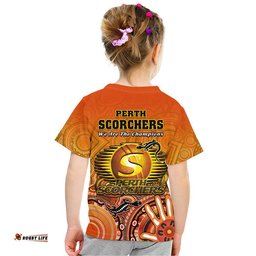 perth scorchers champions t shirt lizard indigenous aboriginal