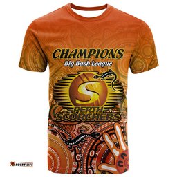 perth scorchers champions t shirt lizard indigenous aboriginal