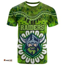 custom personalised raiders rugby anzac t shirt camouflage poppy