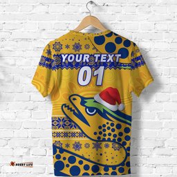 custom personalised parramatta eels t shirt christmas simple style gold