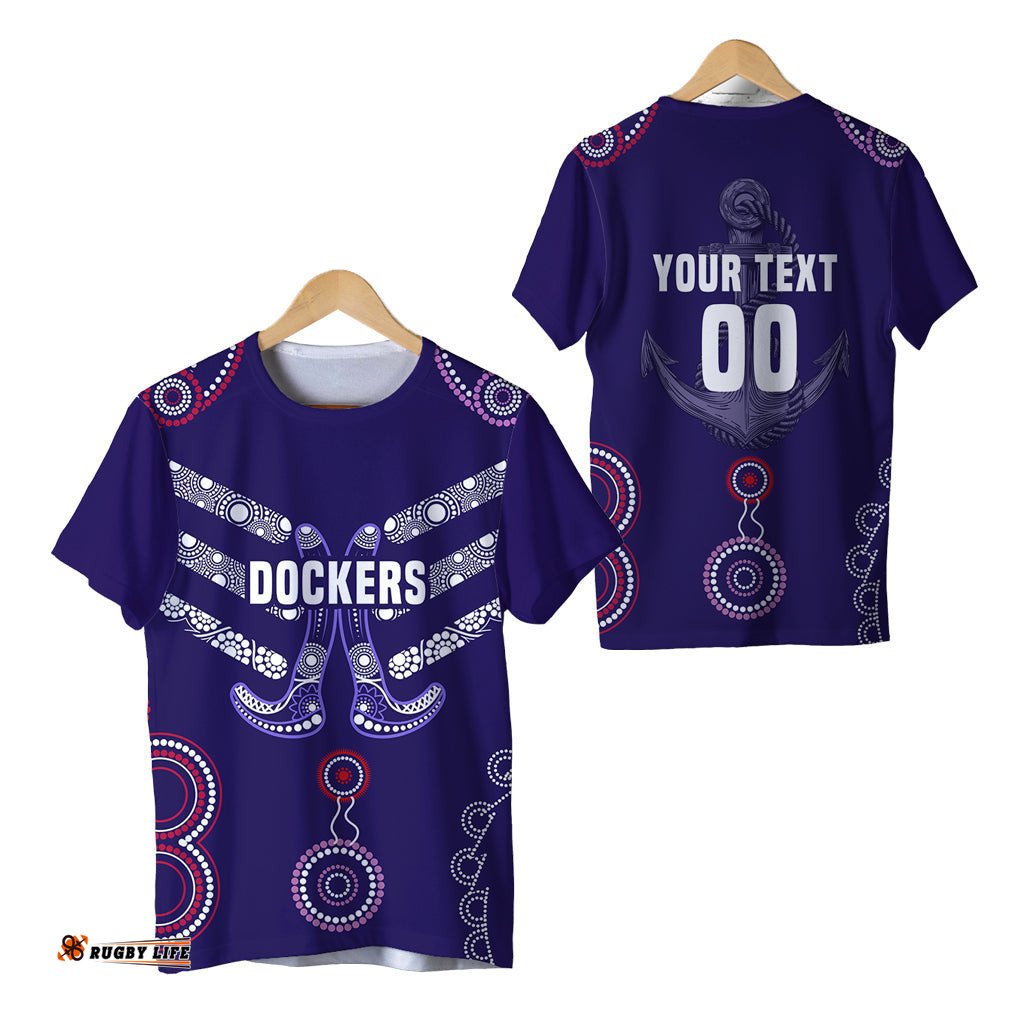 custom personalised freo t shirt aboriginal simple style