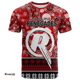 melbourne renegades christmas mix aboriginal t shirt
