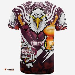 sea eagles premierships rugby t shirt custom go manly champion claw scratch aboriginal culture t shirt