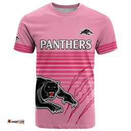 penrith panthers rugby t shirt authentic permiers pink version 2023