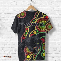 penrith t shirt black panthers indigenous