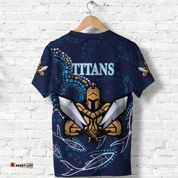 custom personalised gold coast t shirt titans gladiator indigenous