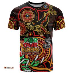 dolphins rugby aboriginal art t shirt naidoc indigenous tribal