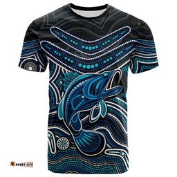 custom personalised fishing aboriginal t shirt no.1