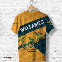 custom personalised wallabies t shirt sporty style