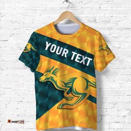 custom personalised wallabies t shirt sporty style