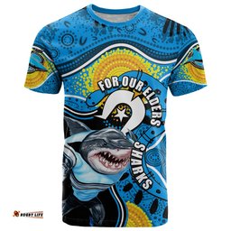 sharks mascot nrl t shirt naidoc