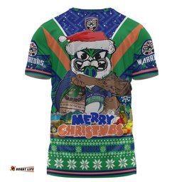 Amazing Aussie New Zealand Warriors Christmas Custom T-shirt - Warriors Santa Aussie Big Things T-shirt