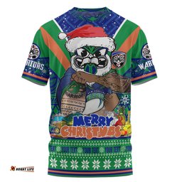 Amazing Aussie New Zealand Warriors Christmas Custom T-shirt - Warriors Santa Aussie Big Things T-shirt