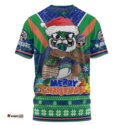 Amazing Aussie New Zealand Warriors Christmas Custom T-shirt - Warriors Santa Aussie Big Things T-shirt