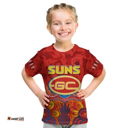 custom text and number suns anzac 2022 t shirt gold coast aboriginal poppy