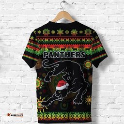 penrith panthers christmas t shirt indigenous