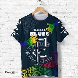 custom personalised blues naidoc week t shirt aboriginal special style