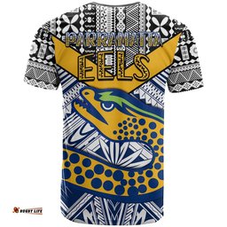 eels rugby t shirt polynesian tapa pattern premiers