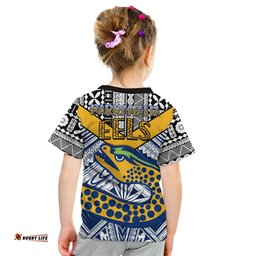 eels rugby t shirt polynesian tapa pattern premiers